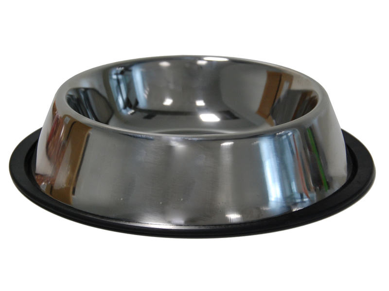 DOG BOWL STAINLESS STEEL SPECIAL  800 ML-17/24 CM