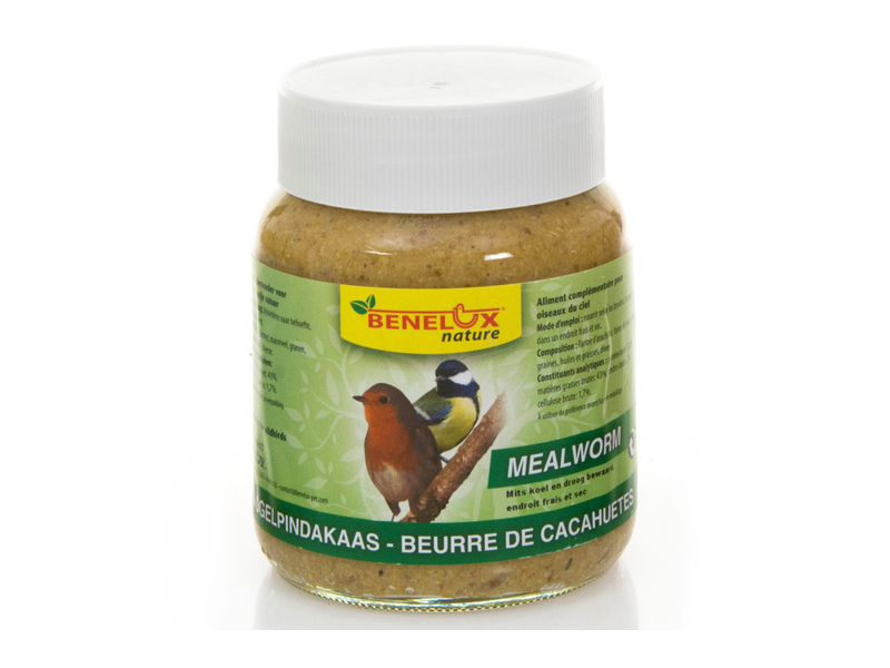 PEANUTBUTTER+ MEALWORMS 350 G FOR WILDBIRDS
