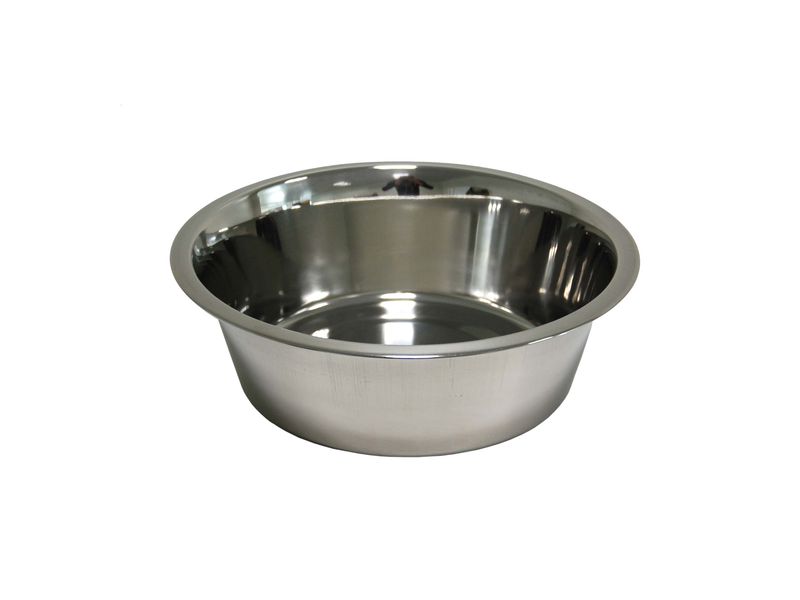 DOG BOWL STAINLESS STEEL 28 CM