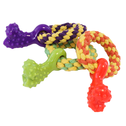 LITTLE RASCALS TEETHING ROPE RING