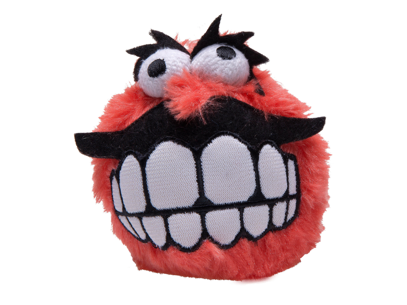 FLUFFY GRINZ LARGE GRINZ PLUSH TOY  8CM  RED