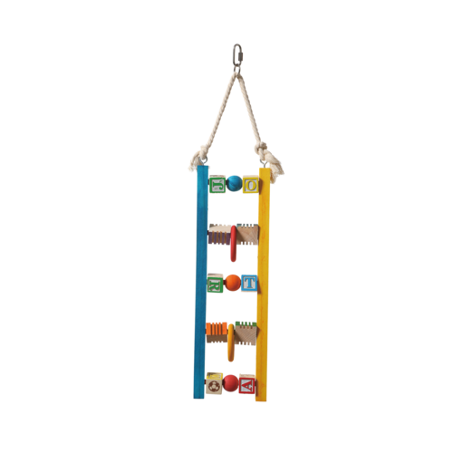 WOODEN ABACUS RATTLE TOY LARGE